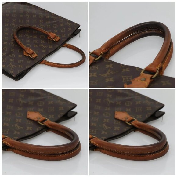 LOUIS VUITTON Monogram Sac Plat Hand Bag M51140 LV Auth 131541 - Picture 16 of 16